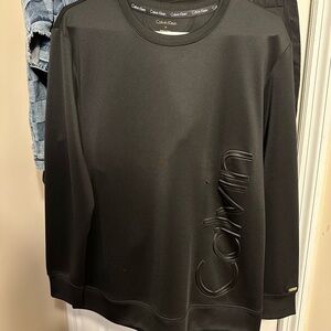 Calvin Klein Black Crewneck Top